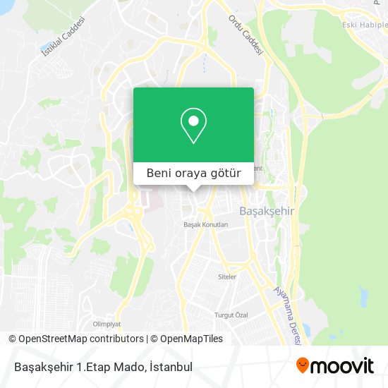Başakşehir 1.Etap Mado harita