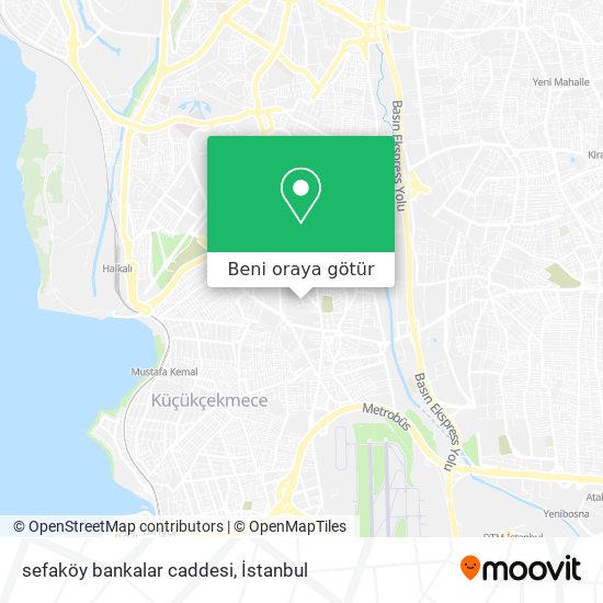 sefaköy bankalar caddesi harita