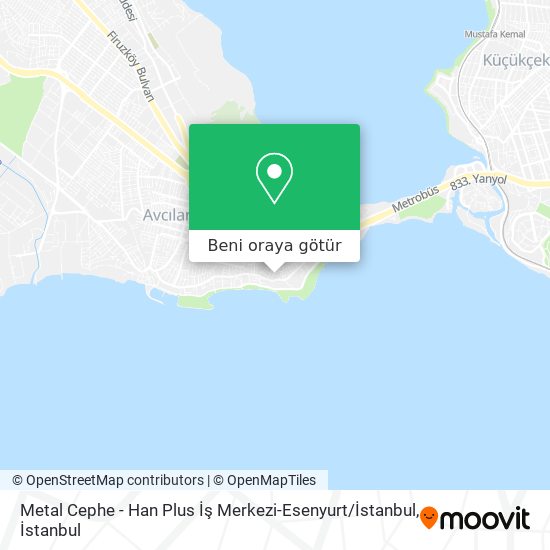 Metal Cephe - Han Plus İş Merkezi-Esenyurt / İstanbul harita