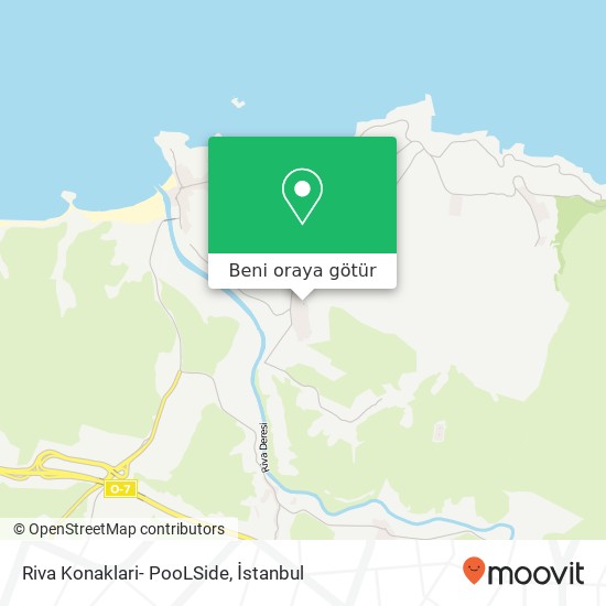 Riva Konaklari- PooLSide harita
