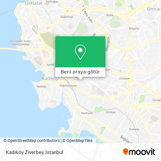 Kadıköy Ziverbey harita