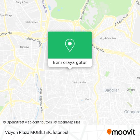 Vizyon Plaza MOBİLTEK harita