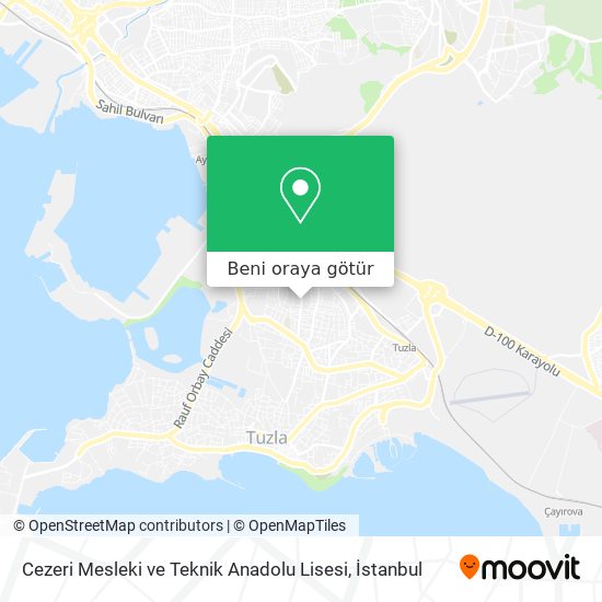 Cezeri Mesleki ve Teknik Anadolu Lisesi harita