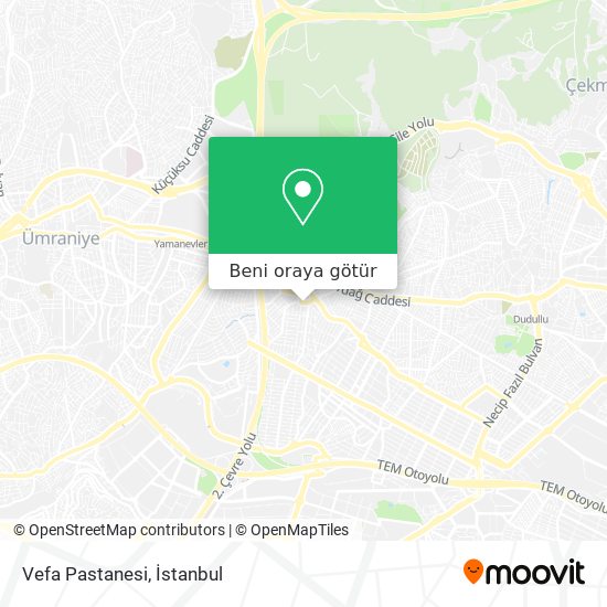 Vefa Pastanesi harita