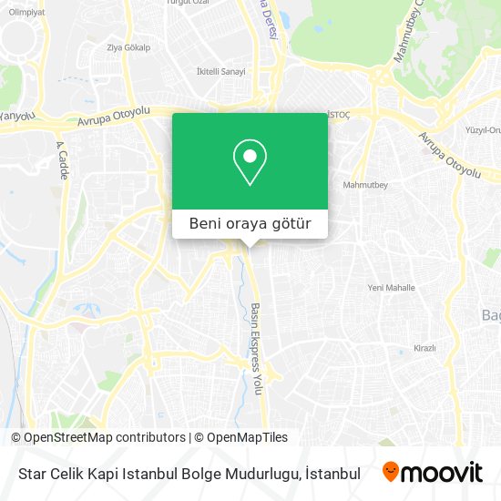Star Celik Kapi Istanbul Bolge Mudurlugu harita