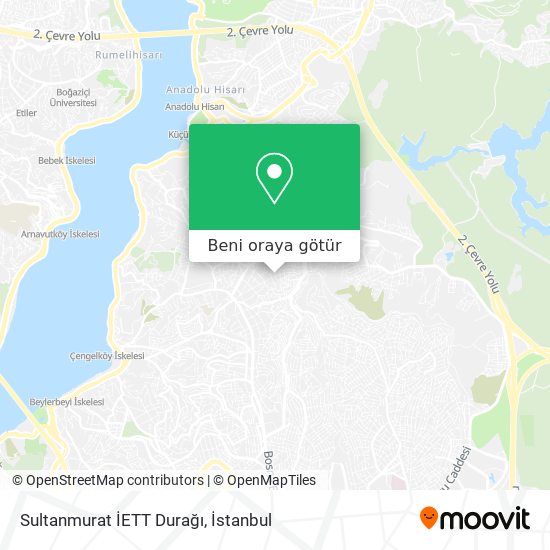 Sultanmurat İETT Durağı harita