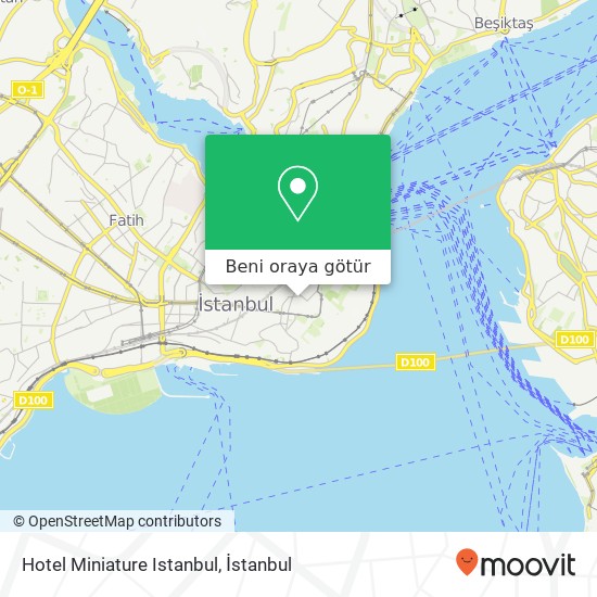 Hotel Miniature Istanbul harita