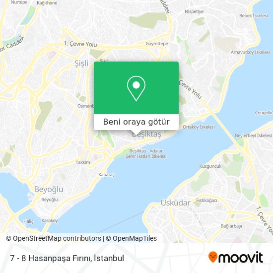 7 - 8 Hasanpaşa Fırını harita