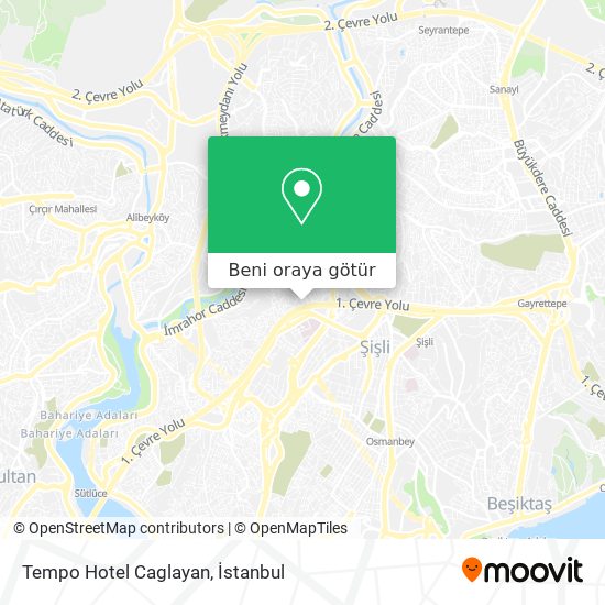 Tempo Hotel Caglayan harita