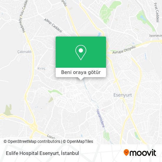 Eslife Hospital Esenyurt harita