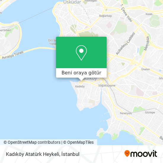 Kadıköy Atatürk Heykeli harita