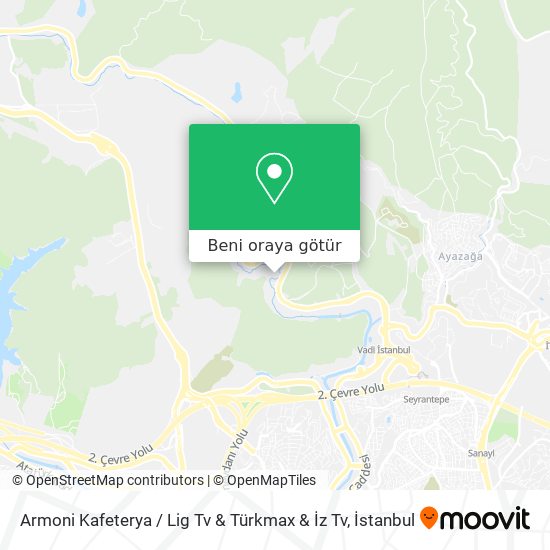 Armoni Kafeterya / Lig Tv & Türkmax & İz Tv harita