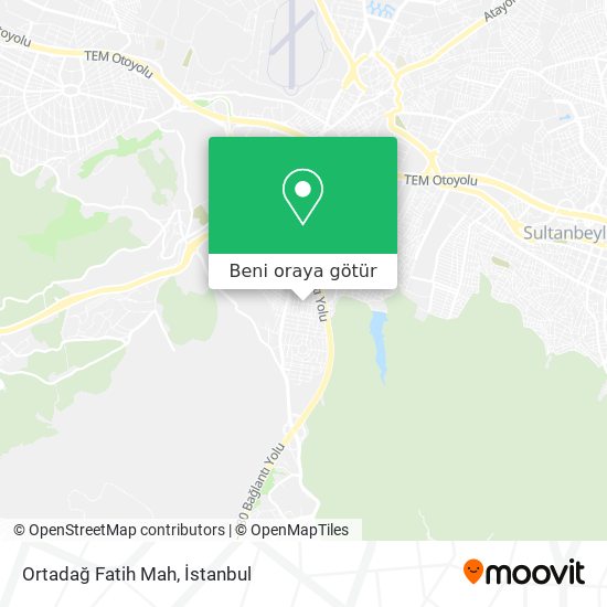 Ortadağ Fatih Mah harita