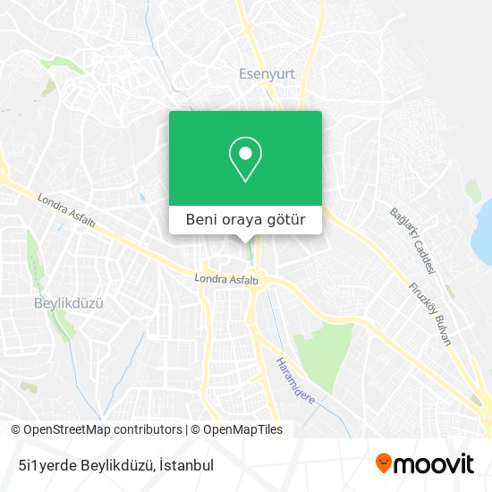 5i1yerde Beylikdüzü harita