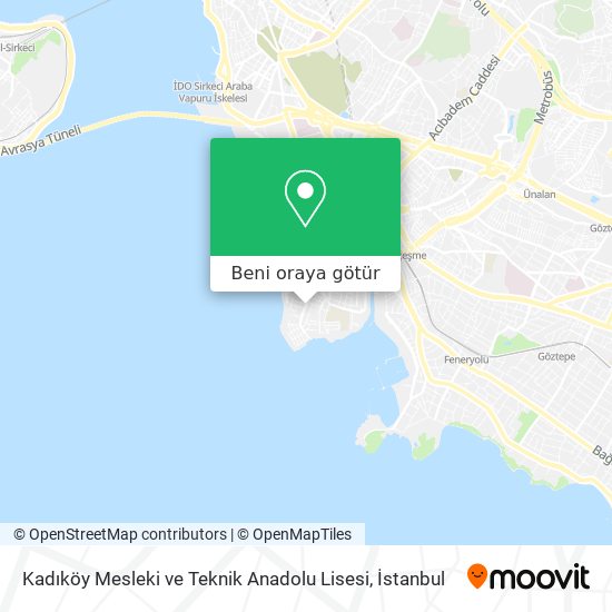 Kadıköy Mesleki ve Teknik Anadolu Lisesi harita