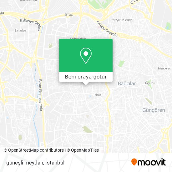 güneşli meydan harita