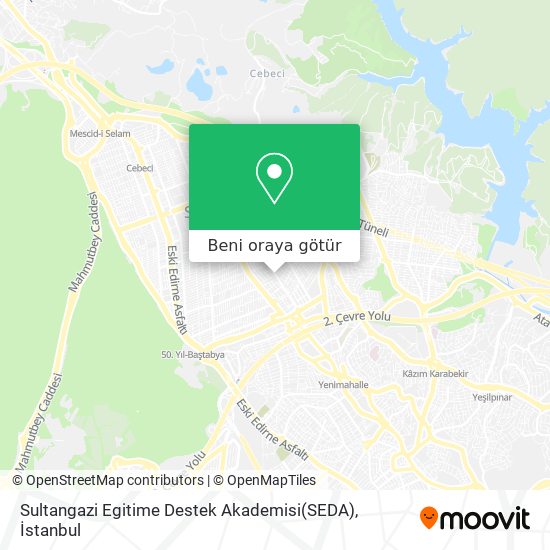 Sultangazi Egitime Destek Akademisi(SEDA) harita