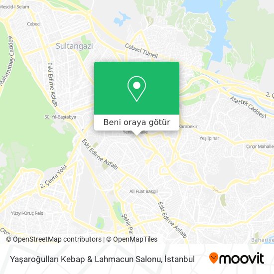 Yaşaroğulları Kebap & Lahmacun Salonu harita