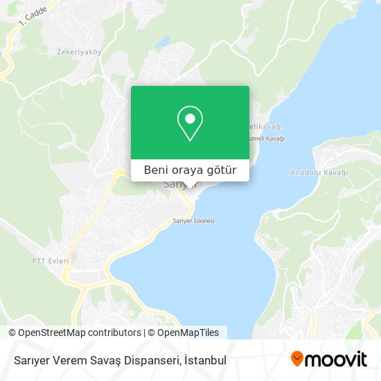 Sarıyer Verem Savaş Dispanseri harita