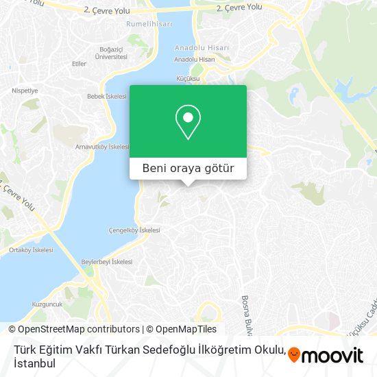 Türk Eğitim Vakfı Türkan Sedefoğlu İlköğretim Okulu harita