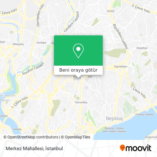 Merkez Mahallesi harita
