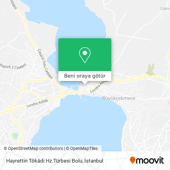 Hayrettin Tôkâdi Hz.Türbesi Bolu harita