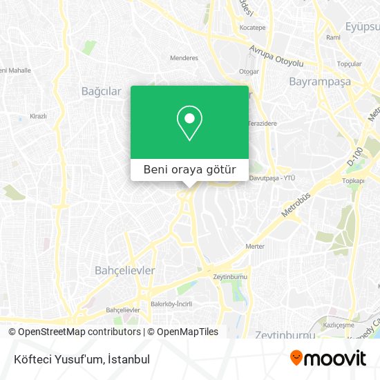 Köfteci Yusuf'um harita