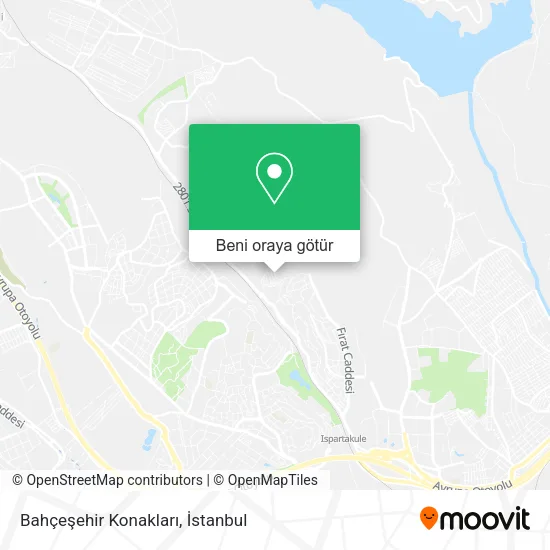 Bahçeşehir Konakları harita