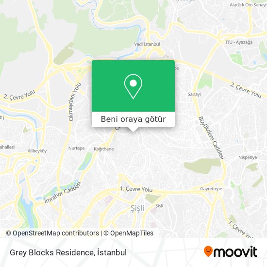 Grey Blocks Residence harita