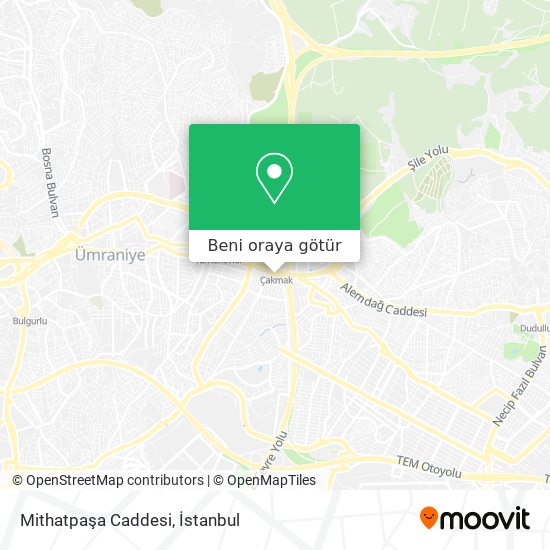 Mithatpaşa Caddesi harita