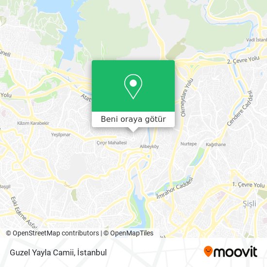 Guzel Yayla Camii harita