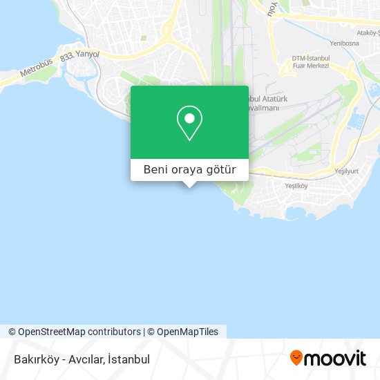 Bakırköy - Avcılar harita