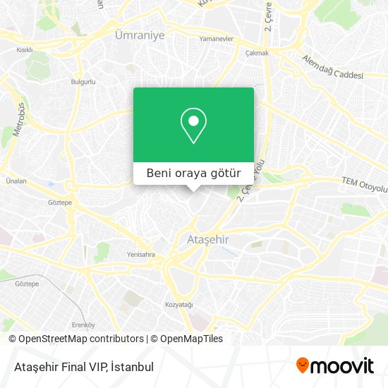 Ataşehir Final VIP harita