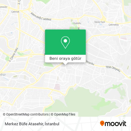 Merkez Büfe Atasehir harita