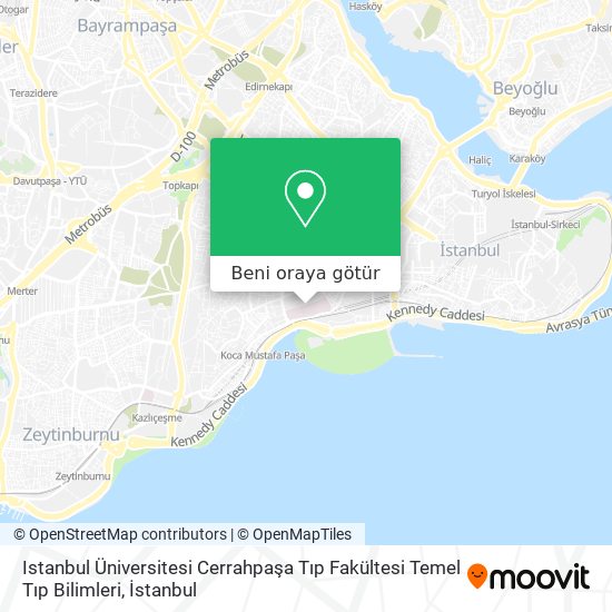 Istanbul Üniversitesi Cerrahpaşa Tıp Fakültesi Temel Tıp Bilimleri harita