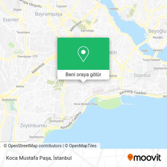 Koca Mustafa Paşa harita