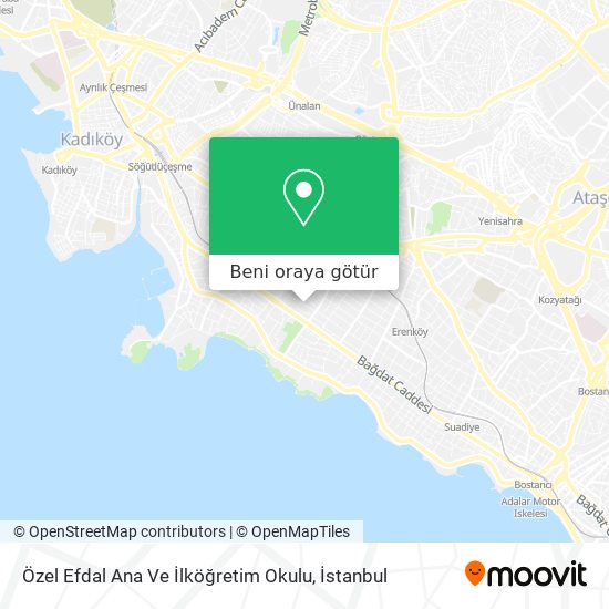 Özel Efdal Ana Ve İlköğretim Okulu harita