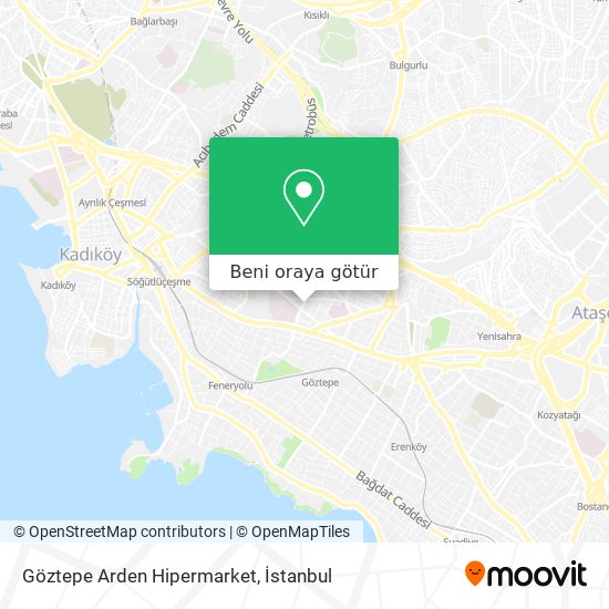 Göztepe Arden Hipermarket harita