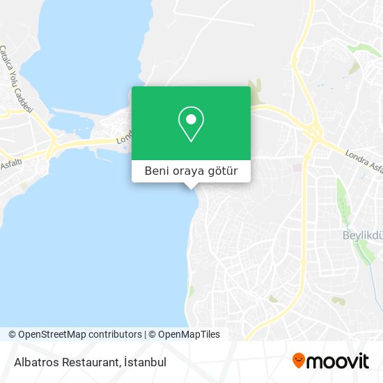 Albatros Restaurant harita