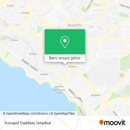 Kocayol Caddesi harita