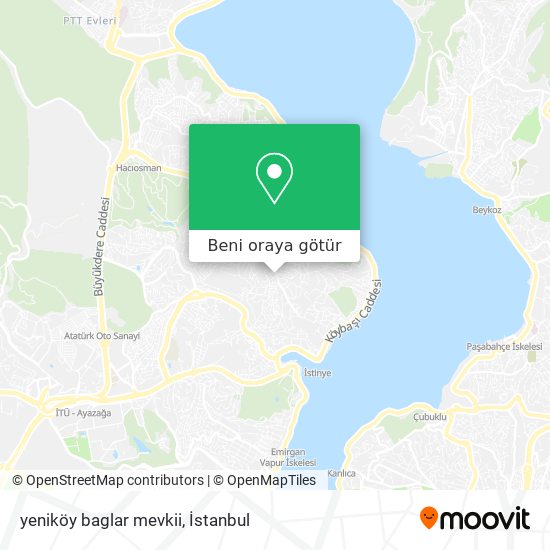 yeniköy baglar mevkii harita