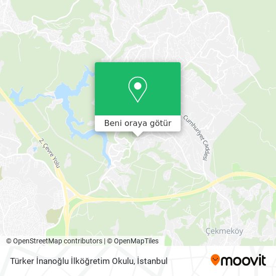 Türker İnanoğlu İlköğretim Okulu harita