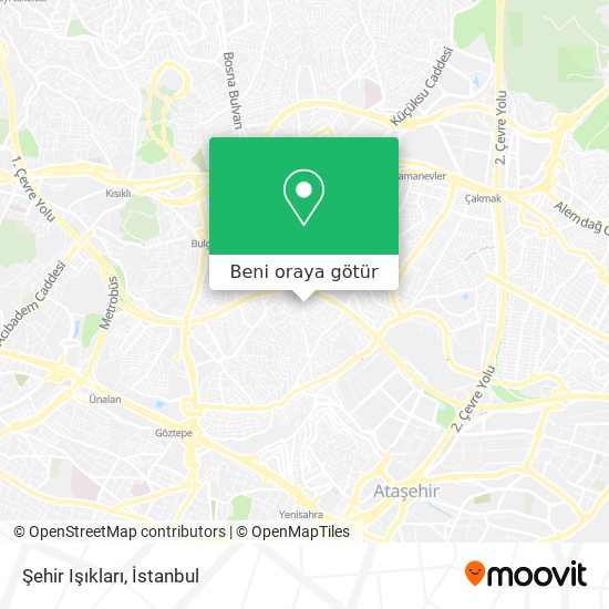 Şehir Işıkları harita