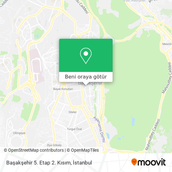 Başakşehir 5. Etap 2. Kısım harita