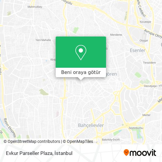 Evkur Parseller Plaza harita