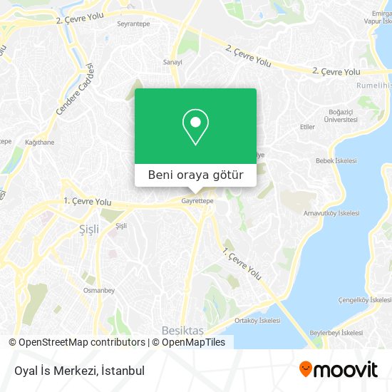 Oyal İs Merkezi harita