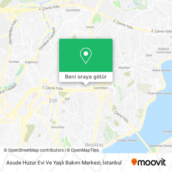 Asude  Huzur Evi Ve Yaşlı Bakım Merkezi harita