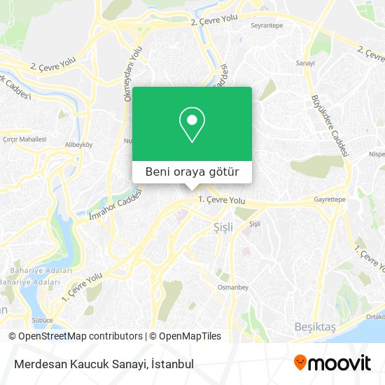 Merdesan Kaucuk Sanayi harita