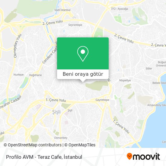Profilo AVM - Teraz Cafe harita