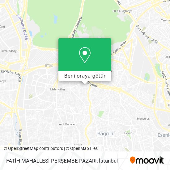 FATİH MAHALLESİ PERŞEMBE PAZARI harita